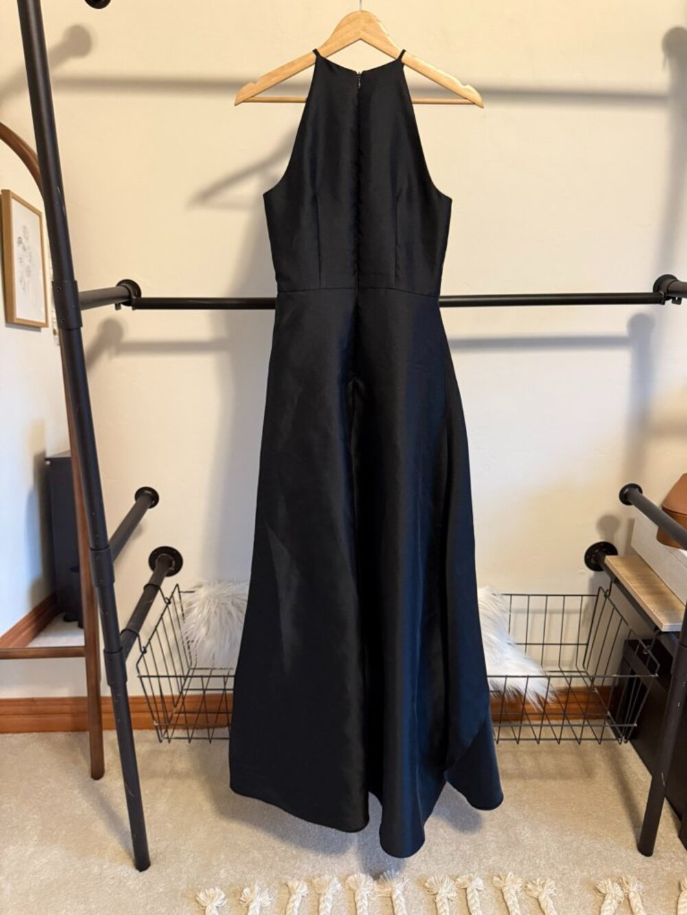 Badgley Mischka Black Sculptural Gown 2 - Picture 8 of 10